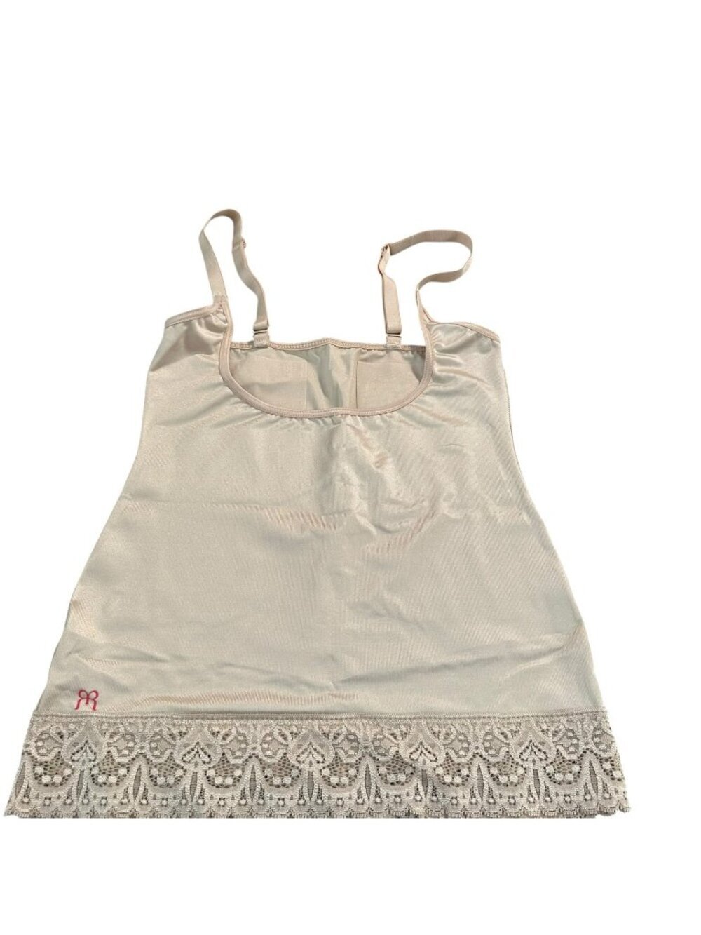 Ruby Ribbon Lumina Cami Camisole Tank Lace Size Medium Shapewear Style 3020 Nude